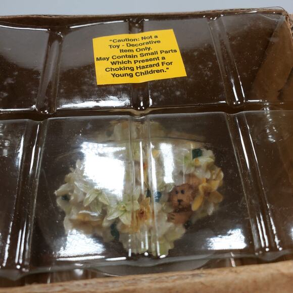 Boyd’s Beary Blossoms Treasure Box Flower December Birthday NIB 392211 - Picture 4 of 12